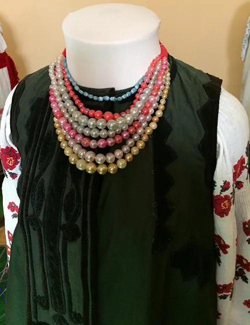 Traditional female clothing from Poltava region of Ukraine early 20th century