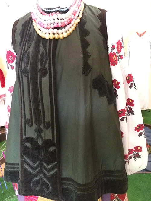 Traditional female clothing from Poltava region of Ukraine early 20th century