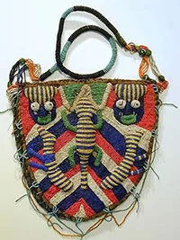 Yoruba beaded bag