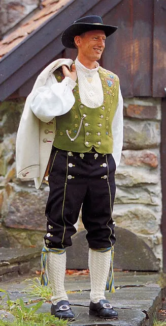 Male traditional bunad