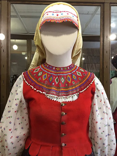 Ukrainian bead weaving necklace