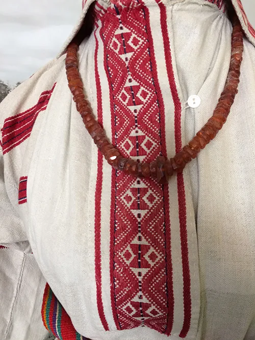 Ukrainian vintage amber necklace