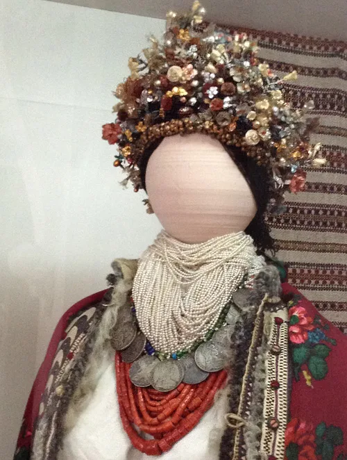 Ukrainian vintage bridal necklace