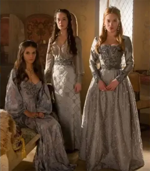 Movie costumes of historical series Reign