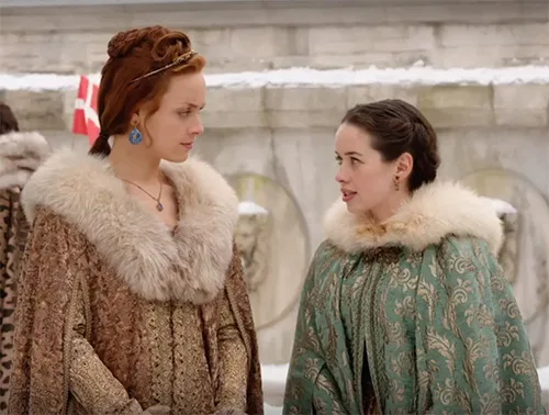 Movie costumes of historical series Reign