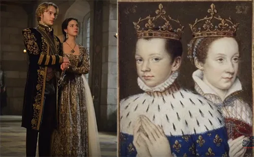 Movie costumes of historical series Reign