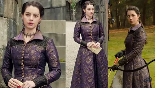 Movie costumes of historical series Reign
