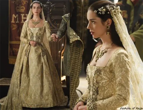 Movie costumes of historical series Reign
