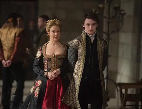 Movie costumes of historical series Reign