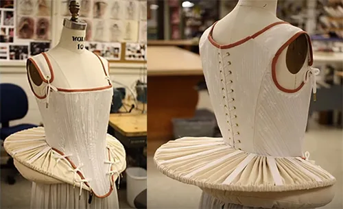 Movie costumes of historical series Reign