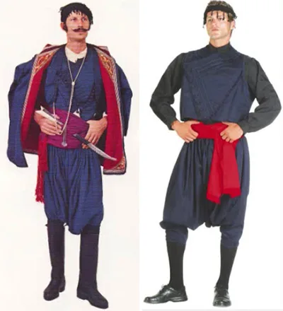Greek Traditional Costume. The Crete island