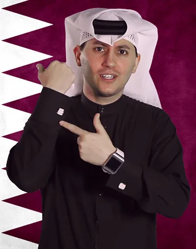 Traditional Qatari men's national dress