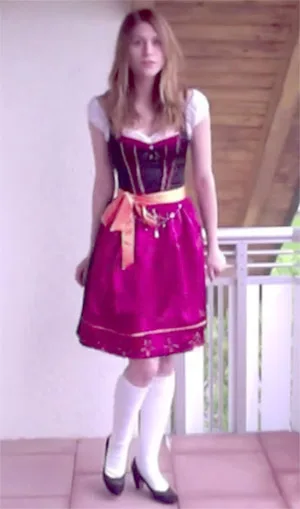Bavarian and Austrian women show if they’re available by their Dirndl knot