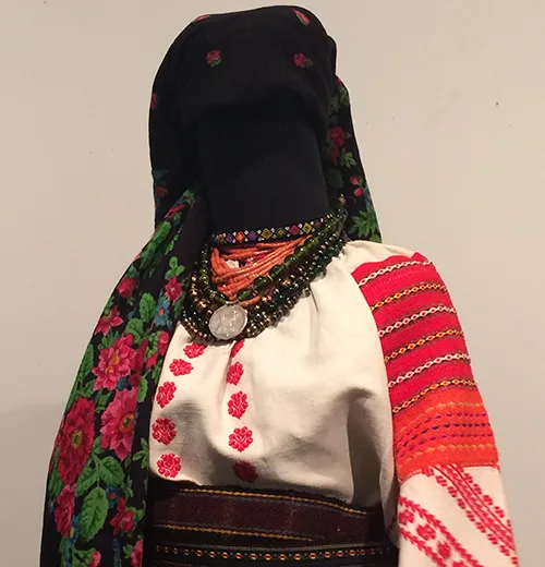 Ukrainian traditional jewelry vintage necklace