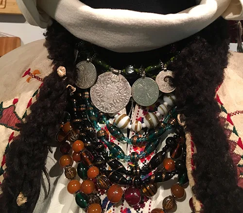 Ukrainian traditional jewelry vintage necklace