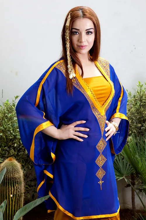 Modern female folk clothing of Tunisia