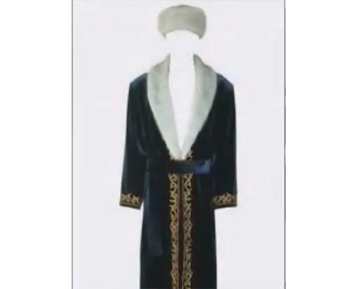 Kazakh shapan male autumn-winter coat