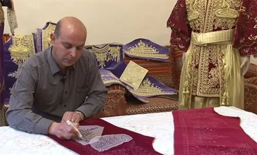 Algerian embroidering
