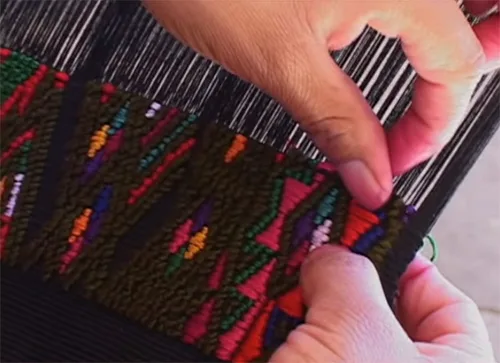 Huipil weaving7