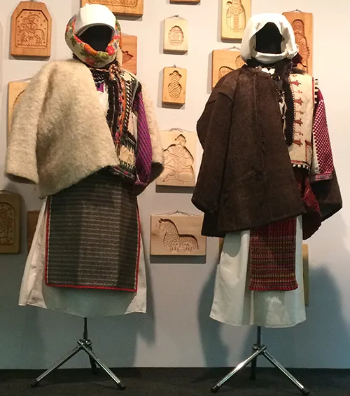 Ukrainian female costumes from Carpathian and Ciscarpathian regions