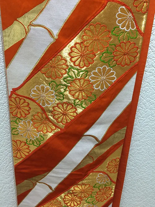 Japanese traditional Fukuro obi belt