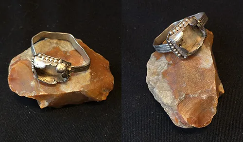Silver stone-set ring without the stone Early Kievan Rus Original piece