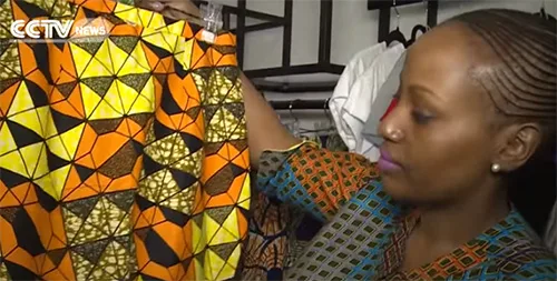 Modern African designers from Uganda, with their African-style garments, create competition for imported clothing