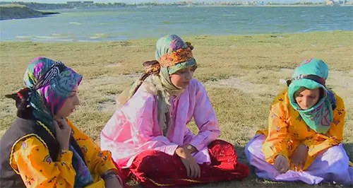 Folk clothing in Iran. Beautiful garments from various areas of Iran