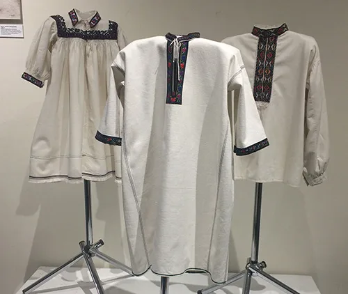 Folk clothes and accessories of Ukrainian babies and kids