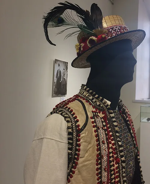 Groom’s wedding costume from Ivano-Frankivsk region of Ukraine first half of the 20th century