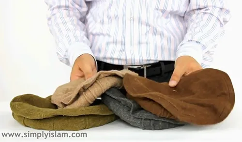 How pakol hat is made. The male headdress of Pakistan and Afghanistan