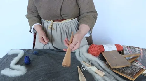 Scottish folk spinning