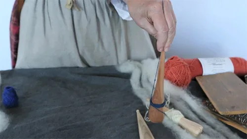 Scottish traditional spinning