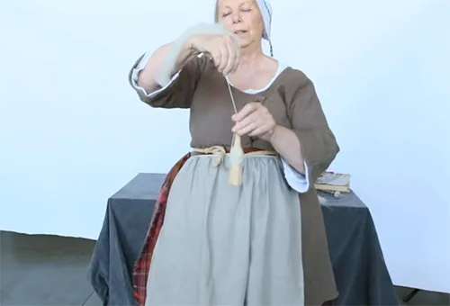 Scottish traditional spinning