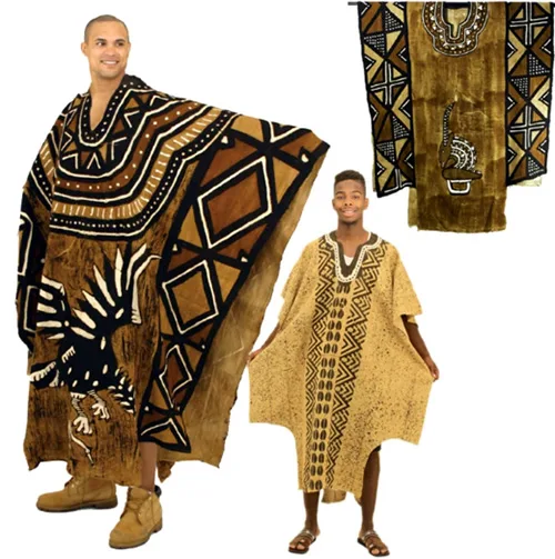 African traditional Mud cloth – fabric dyed with mud. Yes, really!