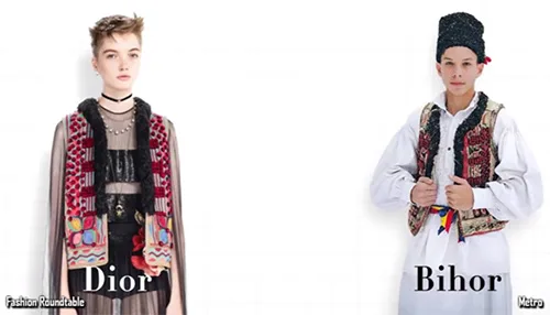 Romanian people sued Dior for copying their folk clothing in his collection