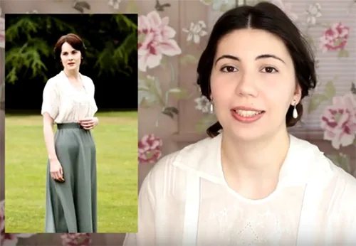 Edwardian makeup, hairstyle, and clothing. How to dress like Lady Mary from Downton Abbey