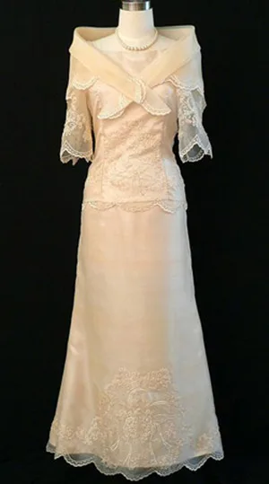 Filipino traditional mestiza dress