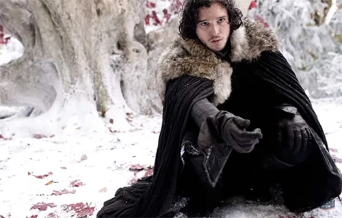 Movie costumes of Jon Snow from Game of Thrones
