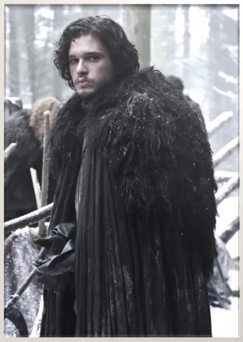 Movie costumes of Jon Snow from Game of Thrones