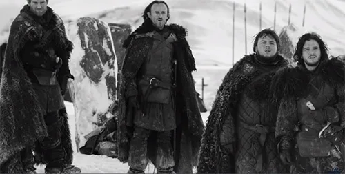 Movie costumes of Jon Snow from Game of Thrones