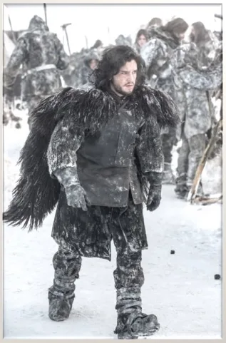 Movie costumes of Jon Snow from Game of Thrones