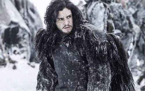 Movie costumes of Jon Snow from Game of Thrones
