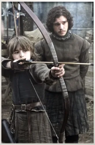 Movie costumes of Jon Snow from Game of Thrones