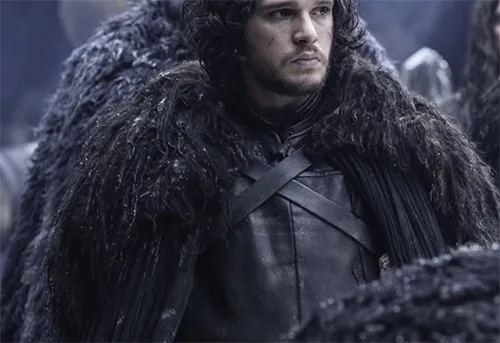 Movie costumes of Jon Snow from Game of Thrones