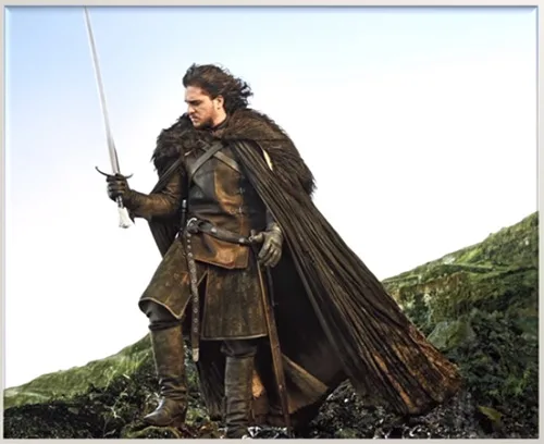 Movie costumes of Jon Snow from Game of Thrones