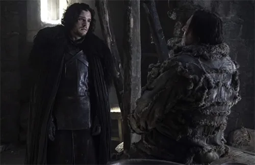 Movie costumes of Jon Snow from Game of Thrones