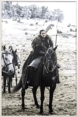 Movie costumes of Jon Snow from Game of Thrones