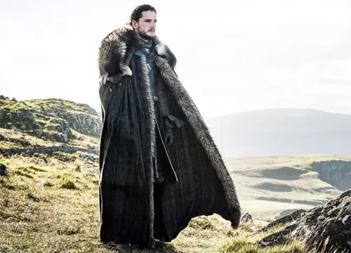 Movie costumes of Jon Snow from Game of Thrones