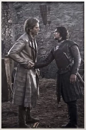 Movie costumes of Jon Snow from Game of Thrones